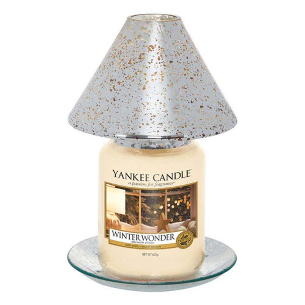Yankee Candle Shimmer Glow Large Shade & Tray Set Extra Image 1